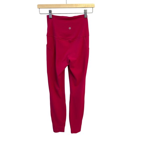 lululemon Align High-Rise Pant with Pockets 25" Passionate Size 4 NWT Authentic - Picture 8 of 11